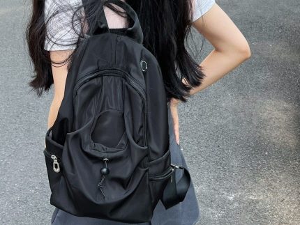 HANDLE LEATHER HANDBAG